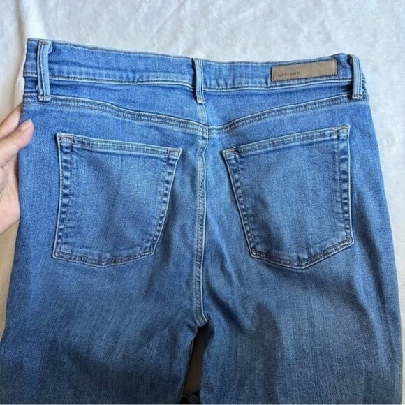 GRLFRND Reed Cropped High Rise Skinny Jeans in Come Over Wash Size 30 - Picture 10 of 12